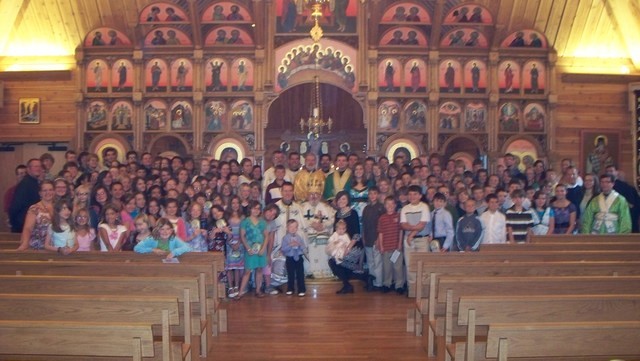 Group Photo following the Divine Liturgy on Friday with Metropolitan Nicholas